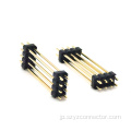 2.54mm ピンヘッダー 2 列ストレート ブラック